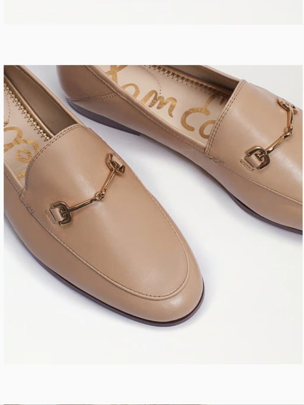 Sam Edelman NIB NEW Loraine Bit Sand Lea Loafers Sz 8